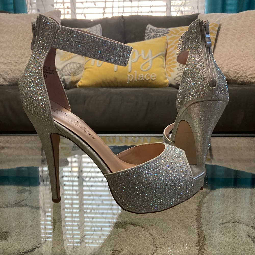 Rhinestone heels